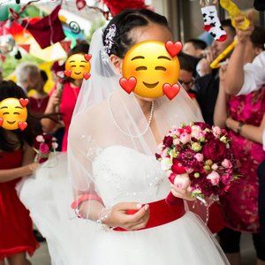 Maggie Sottero Wedding Dress with Veil and Jacket